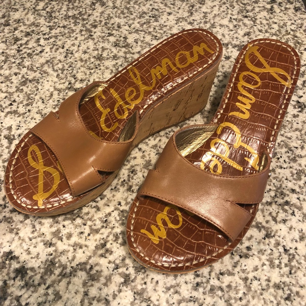 Sam Edelman Reid Cork Wedge Sandals